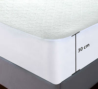 Bamboo Extra Deep Quilted Waterproof Mattress Protector Hypoallergenic Moisture-Wicking Bed Cover with Elastic Skirt by OLIVIA ROCCO Mattress Protector