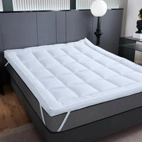 Microfibre Mattress Topper Heavy Fill Extra Deep Super Soft Anti-Allergy Bed Topper for Ultimate Comfort by OLIVIA ROCCO Mattress Topper