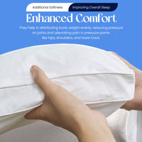Microfibre Mattress Topper Heavy Fill Extra Deep Super Soft Anti-Allergy Bed Topper for Ultimate Comfort by OLIVIA ROCCO Mattress Topper