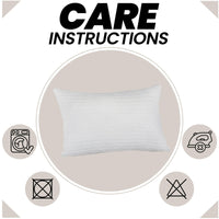 Air Flow Unique Luxury Hotel Quality Pillow Premium Fibre Filling for Superior Comfort and Support by OLIVIA ROCCO 50x70x5cm Pillows