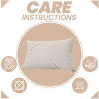 Copper Infused Unique Memory Foam Pillow for Skin Health Hypoallergenic Luxury Premium Fibre Filling for Superior Comfort and Support by OLIVIA ROCCO 50x75cm Pillows