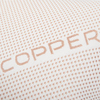 Copper Infused Unique Memory Foam Pillow for Skin Health Hypoallergenic Luxury Premium Fibre Filling for Superior Comfort and Support by OLIVIA ROCCO 50x75cm Pillows