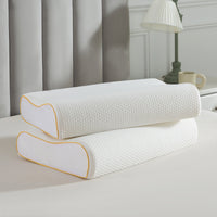 Contour Memory Foam Pillow for Neck & Shoulder Support Orthopaedic Cervical Pillow for Side & Back Sleepers Pressure Relief Bed Pillows 60x 40 cm by OLIVIA ROCCO 60 x 40 CM Pillows