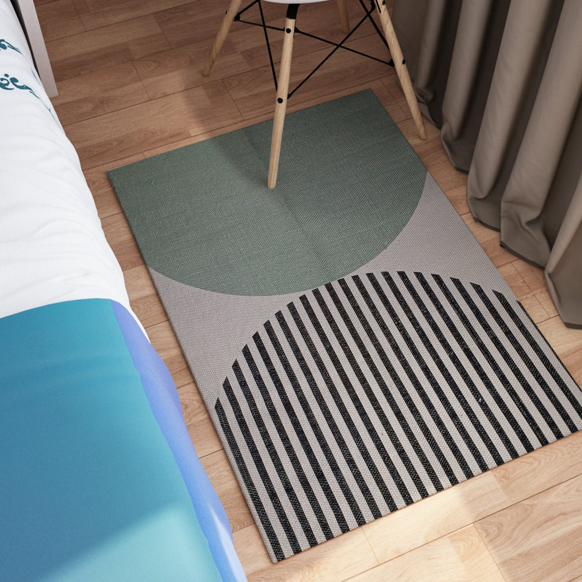 Printed Rug Amphi Design Modern Non-Slip Soft Durable Floor Rug for Living Room Bedroom Office by OLIVIA ROCCO Rugs