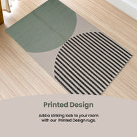 Printed Rug Amphi Design Modern Non-Slip Soft Durable Floor Rug for Living Room Bedroom Office by OLIVIA ROCCO Rugs