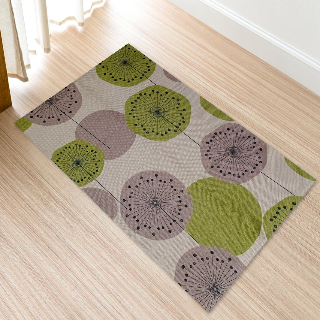 Printed Rug Flor Design Modern Non-Slip Soft Durable Floor Rug for Living Room Bedroom Office by OLIVIA ROCCO Rugs