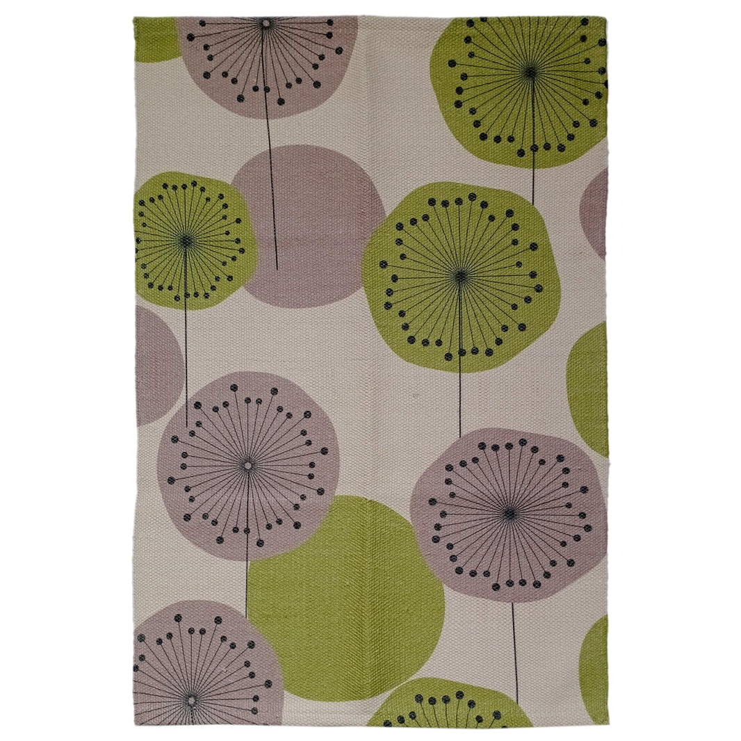 Printed Rug Flor Design Modern Non-Slip Soft Durable Floor Rug for Living Room Bedroom Office by OLIVIA ROCCO 60 x 90 CM / FLOR Rugs