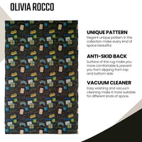 Gamer Printed Rug Modern Non-Slip Soft Durable Floor Rug for Living Room Bedroom Hallway & Office by OLIVIA ROCCO 60 x 90 CM / GAMER Rugs