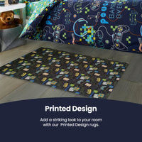 Gamer Printed Rug Modern Non-Slip Soft Durable Floor Rug for Living Room Bedroom Hallway & Office by OLIVIA ROCCO 60 x 90 CM / GAMER Rugs
