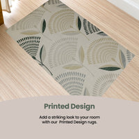 Printed Rug Linnea Design Modern Non-Slip Soft Durable Floor Rug for Living Room Bedroom Office by OLIVIA ROCCO Rugs