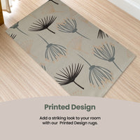 Printed Rug Nina Design Modern Non-Slip Soft Durable Floor Rug for Living Room Bedroom Office by OLIVIA ROCCO Rugs