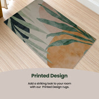 Printed Rug Sabine Design Modern Non-Slip Soft Durable Floor Rug for Living Room Bedroom Office by OLIVIA ROCCO Rugs