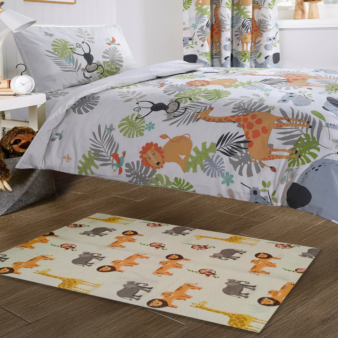 Animal Printed Rug Safari Modern Non-Slip Soft Durable Floor Rug for Living Room Bedroom Hallway & Office by OLIVIA ROCCO 60 x 90 CM / SAFARI Rugs