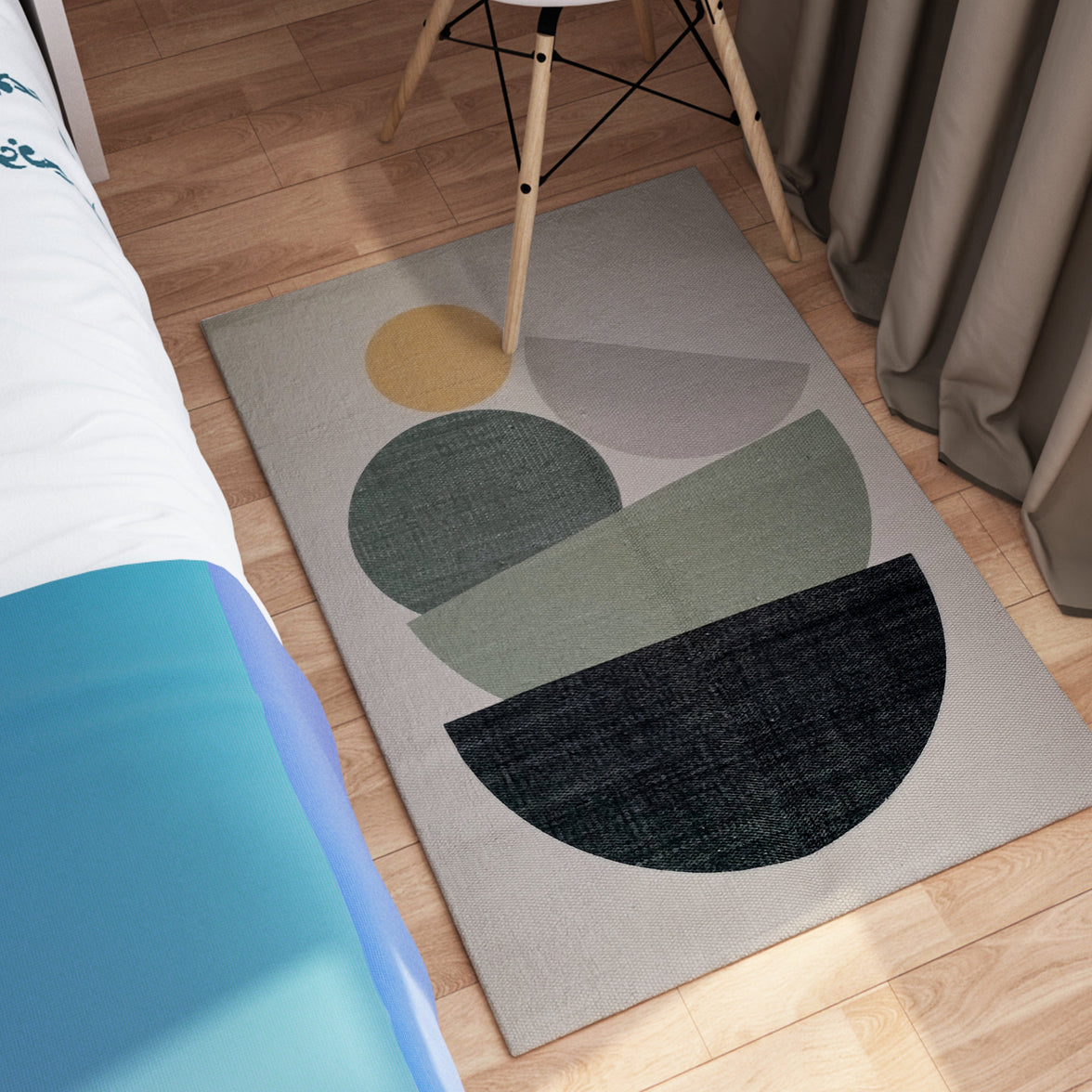 Printed Rug Tokyo Design Modern Non-Slip Soft Durable Floor Rug for Living Room Bedroom Office by OLIVIA ROCCO Rugs