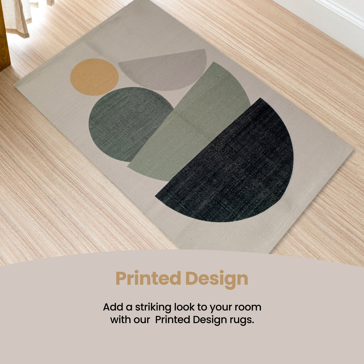 Printed Rug Tokyo Design Modern Non-Slip Soft Durable Floor Rug for Living Room Bedroom Office by OLIVIA ROCCO Rugs