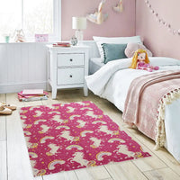 Animal Printed Rug Unicorn Modern Non-Slip Soft Durable Floor Rug for Living Room Bedroom Hallway & Office by OLIVIA ROCCO 60 x 90 CM / UNICORN Rugs
