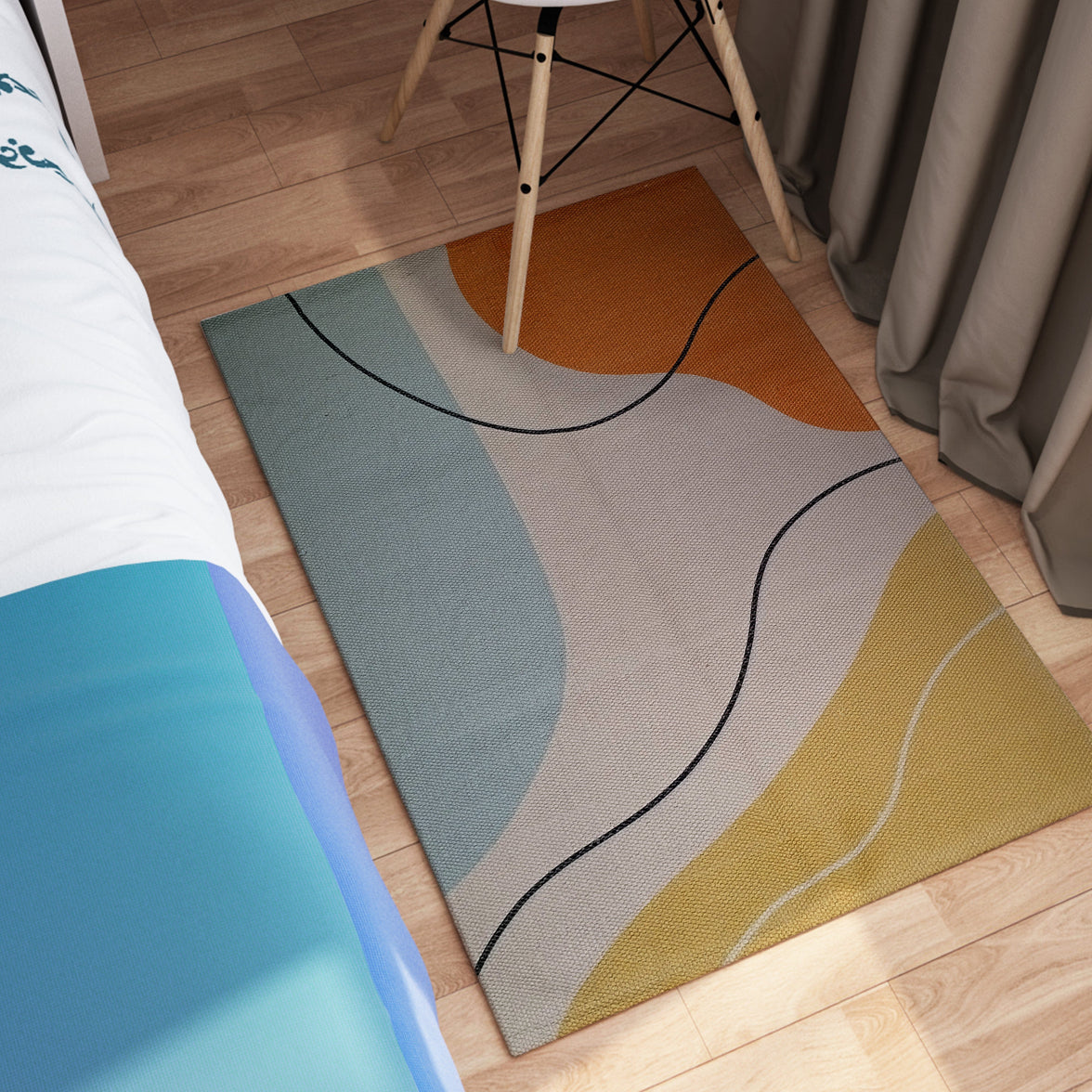 Printed Rug Venus Design Modern Non-Slip Soft Durable Floor Rug for Living Room Bedroom Office by OLIVIA ROCCO Rugs