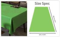 Waterproof Stain Resistant Rectangular Polyester Tablecloth Picnic Mat 145x200cm for Kitchen Dining Indoor Outdoor by OLIVIA ROCCO Table Cloth