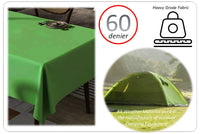 Waterproof Stain Resistant Rectangular Polyester Tablecloth Picnic Mat 145x200cm for Kitchen Dining Indoor Outdoor by OLIVIA ROCCO Table Cloth