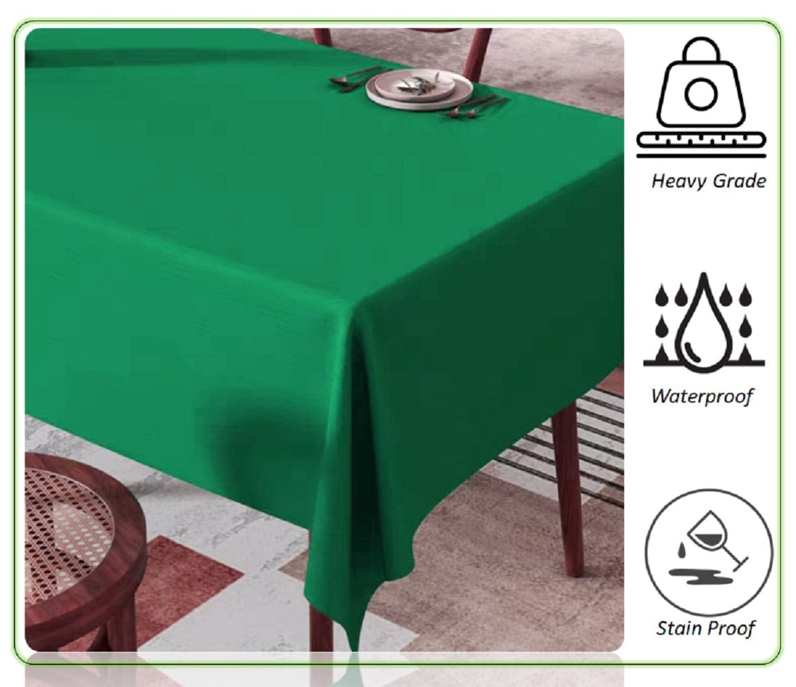 Waterproof Stain Resistant Rectangular Polyester Tablecloth Picnic Mat 145x200cm for Kitchen Dining Indoor Outdoor by OLIVIA ROCCO Table Cloth