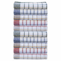 Pack of 10 Wonderdry Tea Towels Kitchen 100% Cotton Super Absorbent Quick Drying Dish Bar Cloth Set  by Olivia Rocco 10 Pack Tea Towel