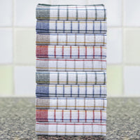 Pack of 10 Wonderdry Tea Towels Kitchen 100% Cotton Super Absorbent Quick Drying Dish Bar Cloth Set  by Olivia Rocco 10 Pack Tea Towel