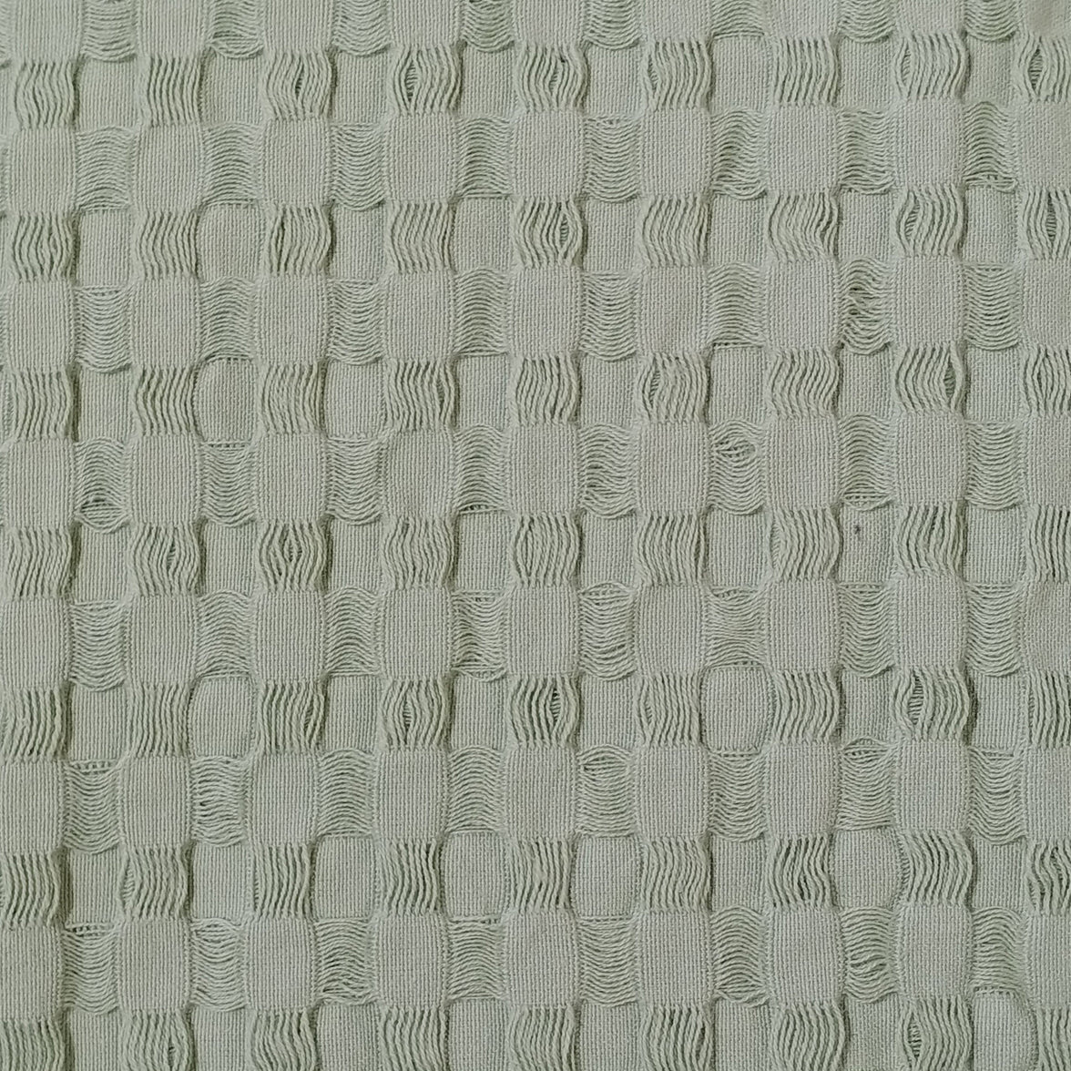 Florian Checked Throw Blanket Sage Green Bedspread for Sofas Armchairs Sofa Settee Couch Beds & Couches by OLIVIA ROCCO 180 x 250 CM / SAGE GREEN Throw