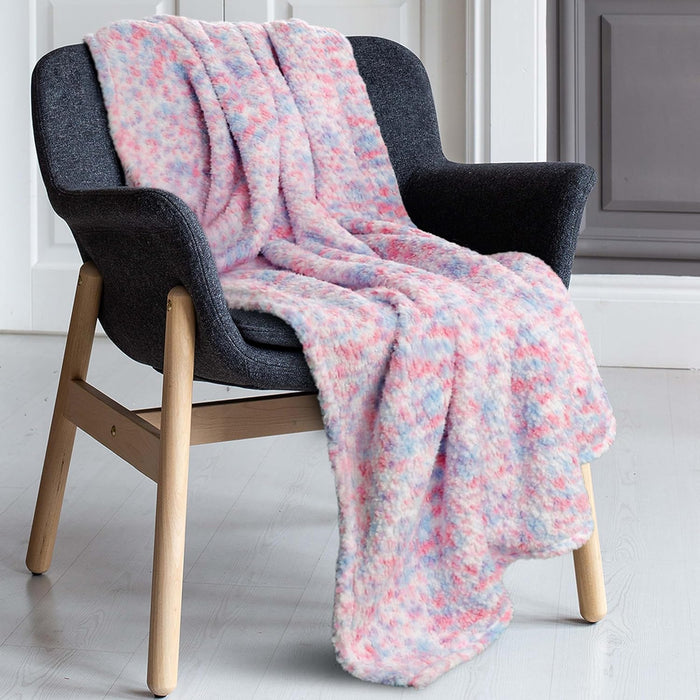 Colourful Super Soft Kids Rainbow Blanket Large Thick Teddy Fleece Throw for Snuggling and Home Decor Ideal Gift for Birthdays and Holidays 130 x 180 cm by OLIVIA ROCCO RAINBOW Throw
