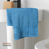Rhodes Towel Aqua 100% Cotton Hotel Quality Soft Super Absorbent Hand Bath Towels, Sheets & Face Cloths by OLIVIA ROCCO Towels