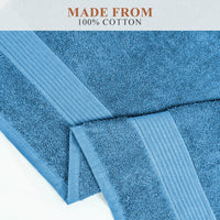 Rhodes Towel Aqua 100% Cotton Hotel Quality Soft Super Absorbent Hand Bath Towels, Sheets & Face Cloths by OLIVIA ROCCO Towels