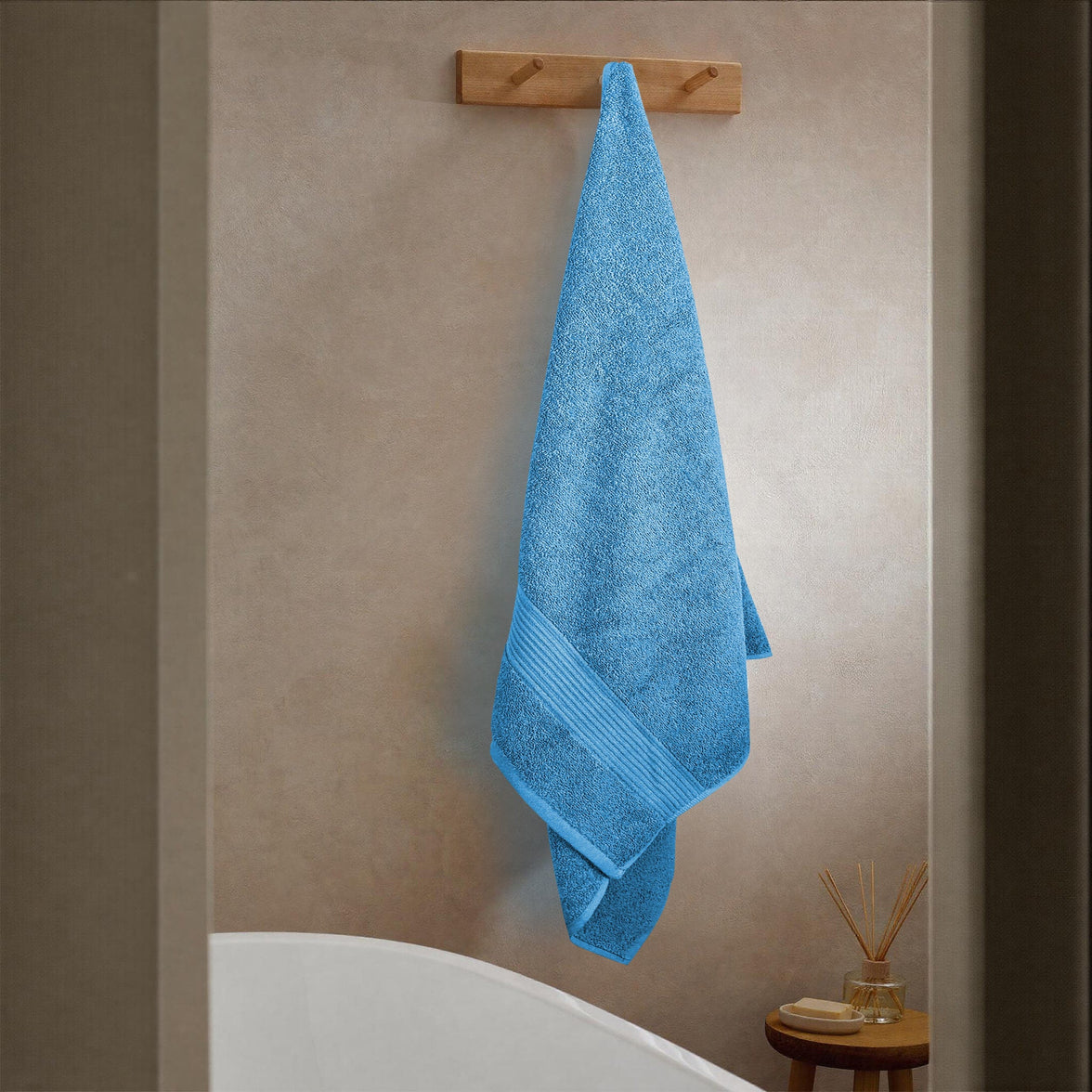 Rhodes Towel Aqua 100% Cotton Hotel Quality Soft Super Absorbent Hand Bath Towels, Sheets & Face Cloths by OLIVIA ROCCO Towels