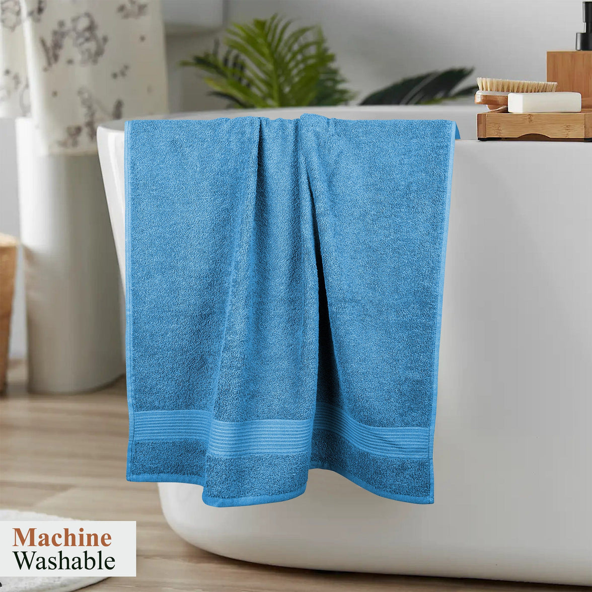 Rhodes Towel Aqua 100% Cotton Hotel Quality Soft Super Absorbent Hand Bath Towels, Sheets & Face Cloths by OLIVIA ROCCO Towels