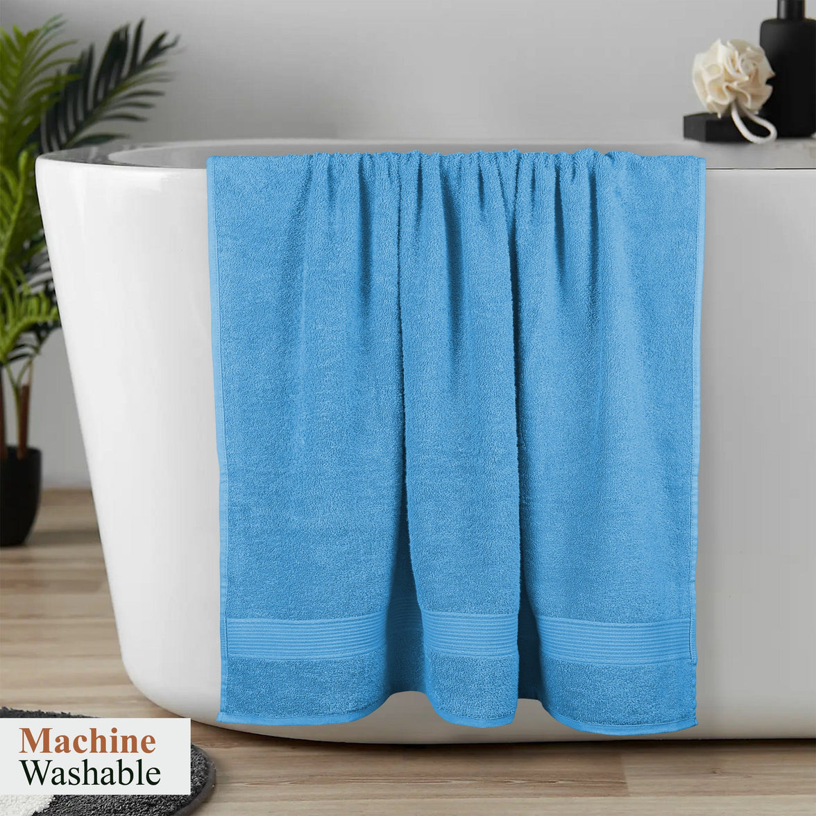 Rhodes Towel Aqua 100% Cotton Hotel Quality Soft Super Absorbent Hand Bath Towels, Sheets & Face Cloths by OLIVIA ROCCO Towels