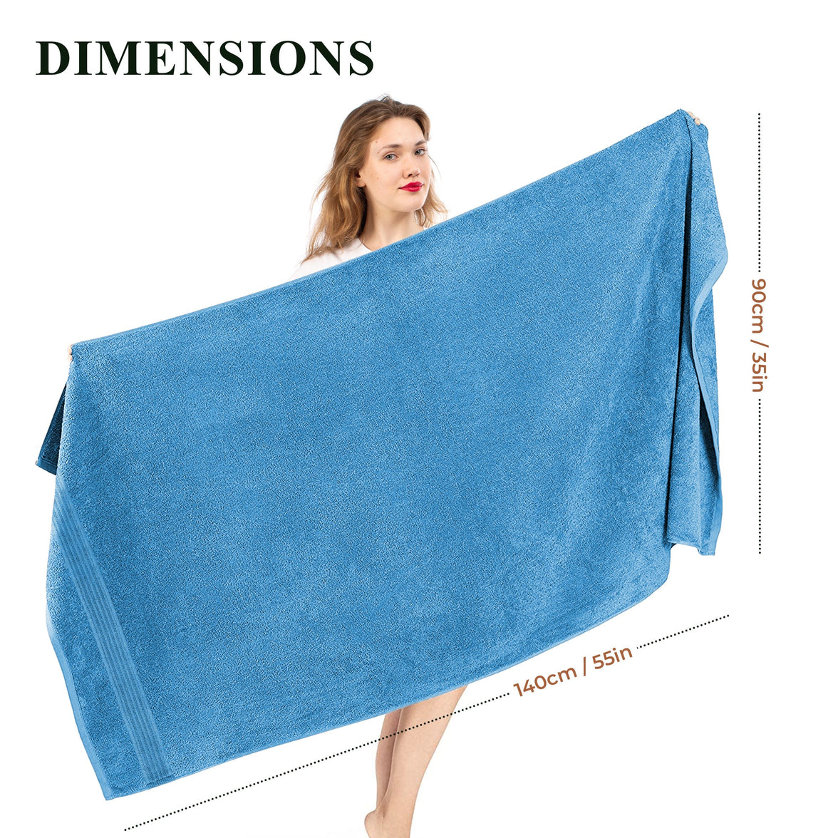 Rhodes Towel Aqua 100% Cotton Hotel Quality Soft Super Absorbent Hand Bath Towels, Sheets & Face Cloths by OLIVIA ROCCO Towels