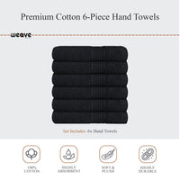 Rhodes Towel Black 100% Cotton Hotel Quality Soft Super Absorbent Hand Bath Towels, Sheets & Face Cloths by OLIVIA ROCCO Towels