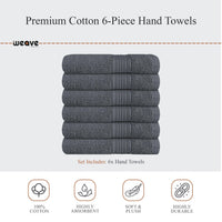 Rhodes Towel Grey 100% Cotton Hotel Quality Soft Super Absorbent Hand Bath Towels, Sheets & Face Cloths by OLIVIA ROCCO Towels