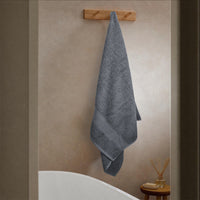 Rhodes Towel Grey 100% Cotton Hotel Quality Soft Super Absorbent Hand Bath Towels, Sheets & Face Cloths by OLIVIA ROCCO Towels