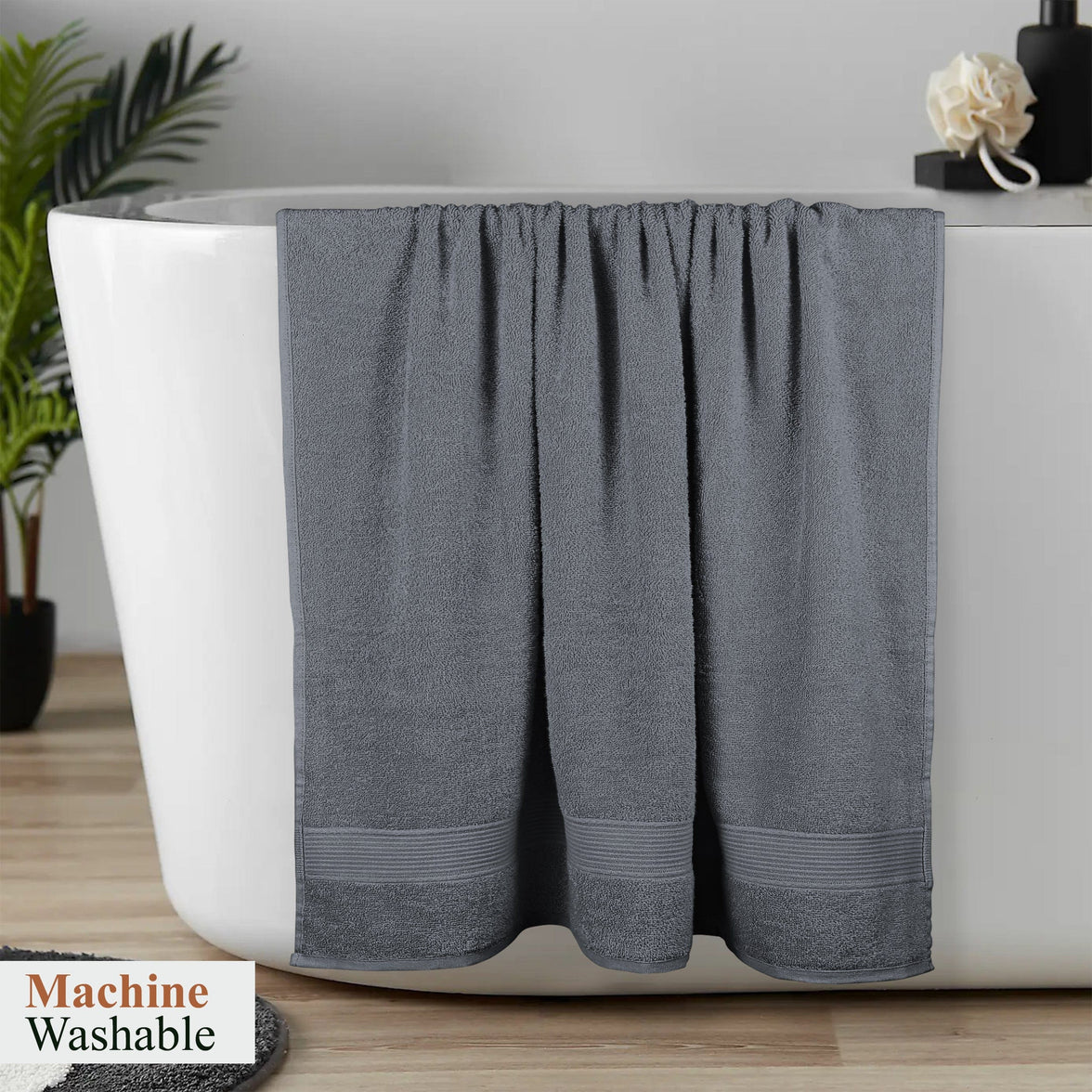 Rhodes Towel Grey 100% Cotton Hotel Quality Soft Super Absorbent Hand Bath Towels, Sheets & Face Cloths by OLIVIA ROCCO Towels