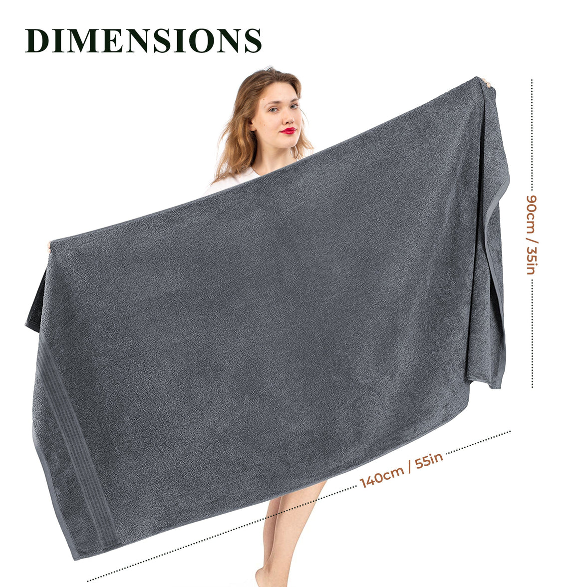 Rhodes Towel Grey 100% Cotton Hotel Quality Soft Super Absorbent Hand Bath Towels, Sheets & Face Cloths by OLIVIA ROCCO Towels