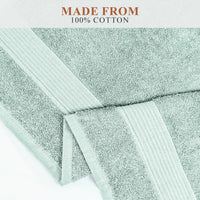 Rhodes Towel Seafoam 100% Cotton Hotel Quality Soft Super Absorbent Hand Bath Towels, Sheets & Face Cloths by OLIVIA ROCCO Towels