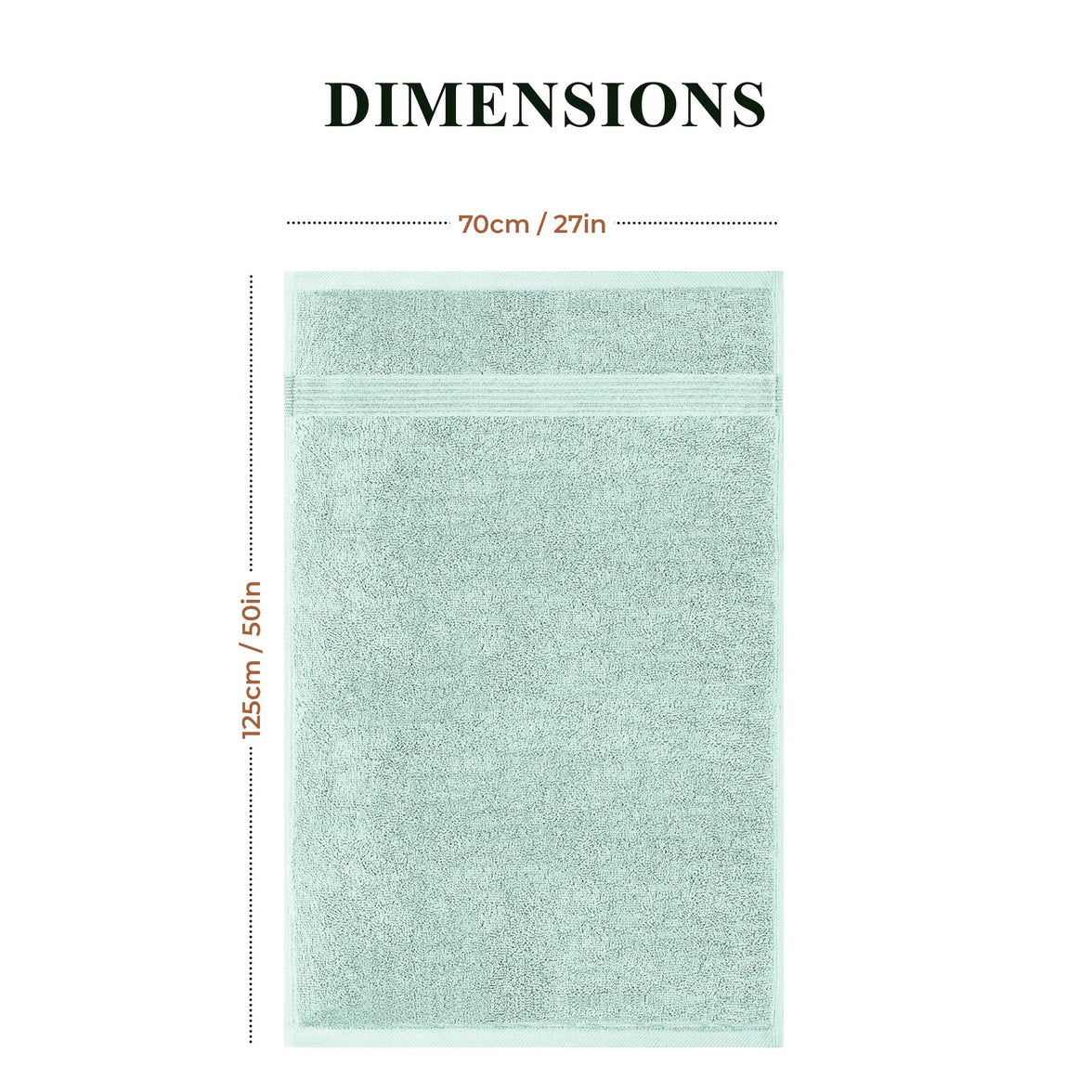 Rhodes Towel Seafoam 100% Cotton Hotel Quality Soft Super Absorbent Hand Bath Towels, Sheets & Face Cloths by OLIVIA ROCCO Towels