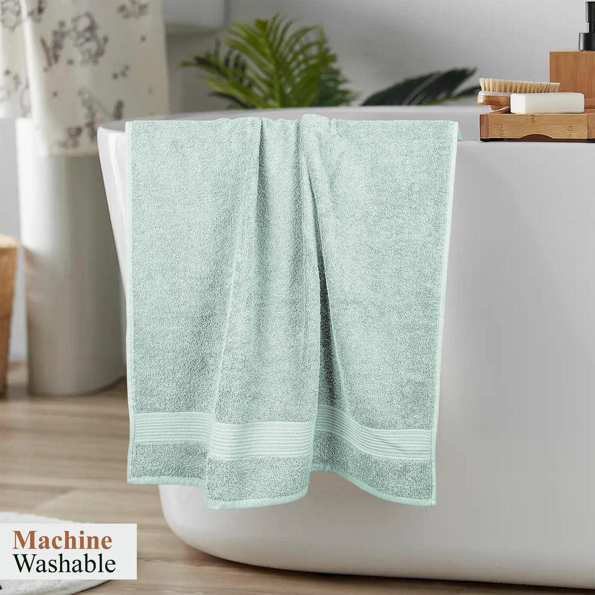 Rhodes Towel Seafoam 100% Cotton Hotel Quality Soft Super Absorbent Hand Bath Towels, Sheets & Face Cloths by OLIVIA ROCCO Towels