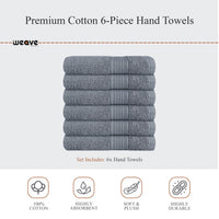 Rhodes Towel Silver 100% Cotton Hotel Quality Soft Super Absorbent Hand Bath Towels, Sheets & Face Cloths by OLIVIA ROCCO Towels