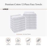 Rhodes Towel White 100% Cotton Hotel Quality Soft Super Absorbent Hand Bath Towels, Sheets & Face Cloths by OLIVIA ROCCO Towels