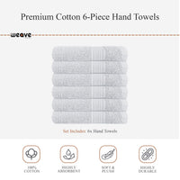 Rhodes Towel White 100% Cotton Hotel Quality Soft Super Absorbent Hand Bath Towels, Sheets & Face Cloths by OLIVIA ROCCO Towels