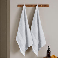 Rhodes Towel White 100% Cotton Hotel Quality Soft Super Absorbent Hand Bath Towels, Sheets & Face Cloths by OLIVIA ROCCO Towels