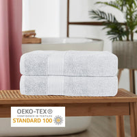 Rhodes Towel White 100% Cotton Hotel Quality Soft Super Absorbent Hand Bath Towels, Sheets & Face Cloths by OLIVIA ROCCO Towels