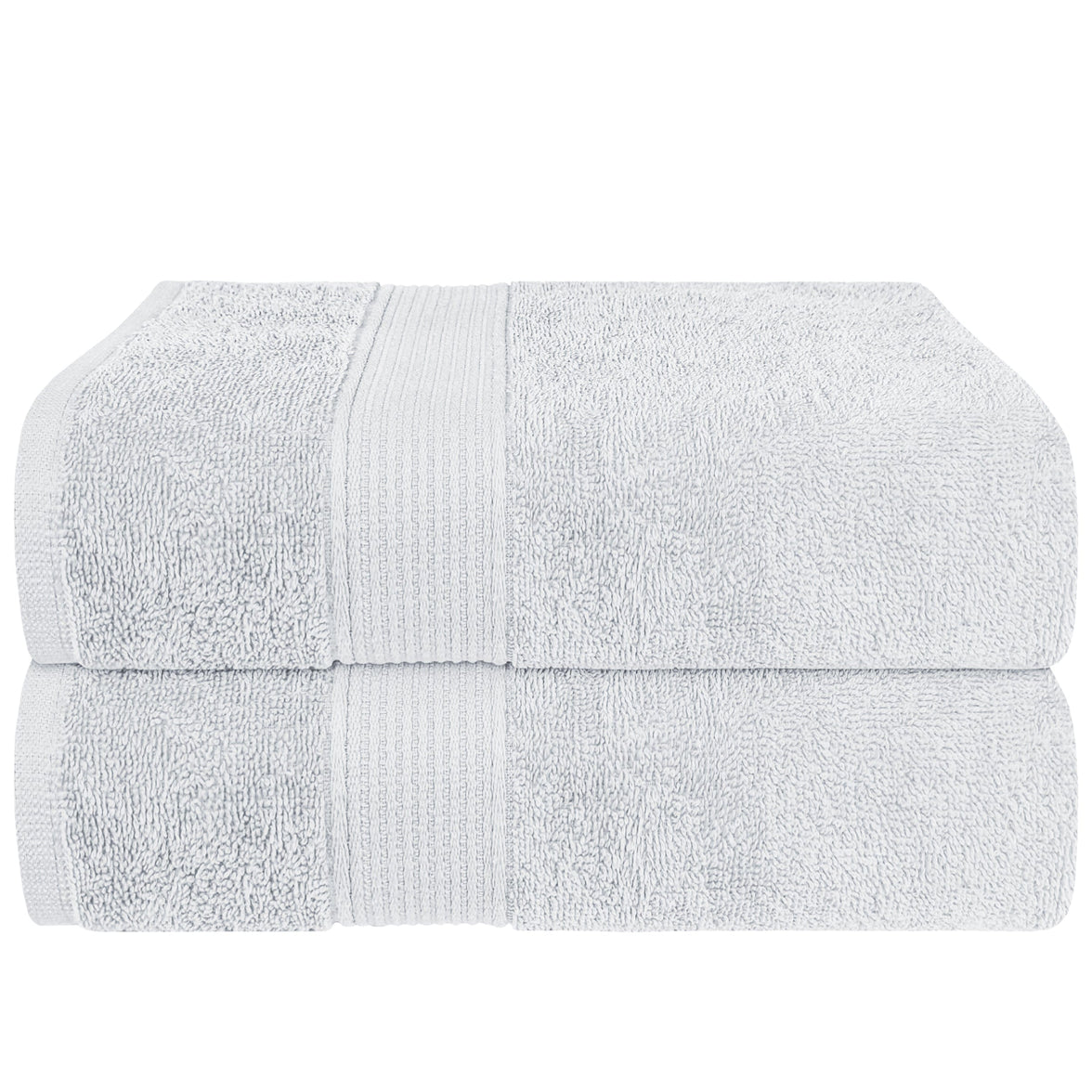Rhodes Towel White 100% Cotton Hotel Quality Soft Super Absorbent Hand Bath Towels, Sheets & Face Cloths by OLIVIA ROCCO 2 PACK BATH SHEETS / WHITE Towels