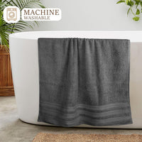 Ritz Viscose Stripe Super Soft Cotton Luxury Absorbent Towels, Jumbo Bath Sheet Packs & Towel Bale Sets Available by OLIVIA ROCCO Towels