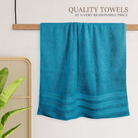 Ritz Viscose Stripe Super Soft Cotton Luxury Absorbent Towels, Jumbo Bath Sheet Packs & Towel Bale Sets Available by OLIVIA ROCCO Towels